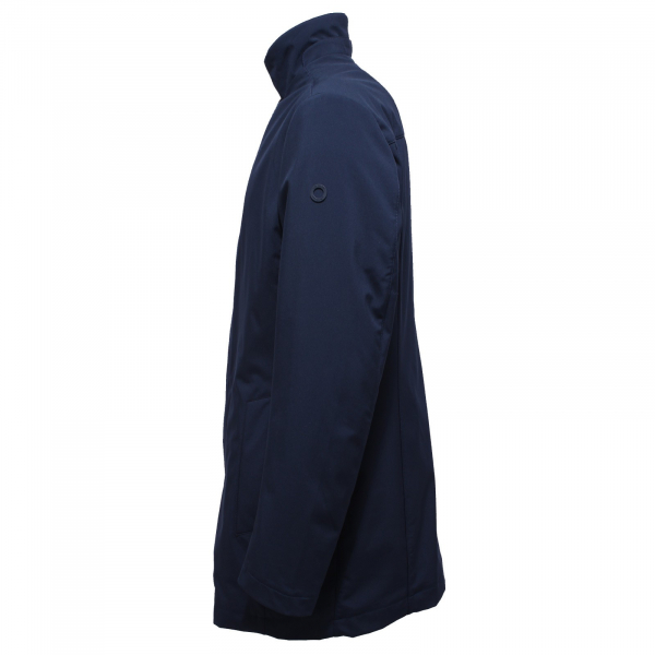 0004Y trench + piumino ultralight uomo UP TO BE blue 2 in 1 jacket man