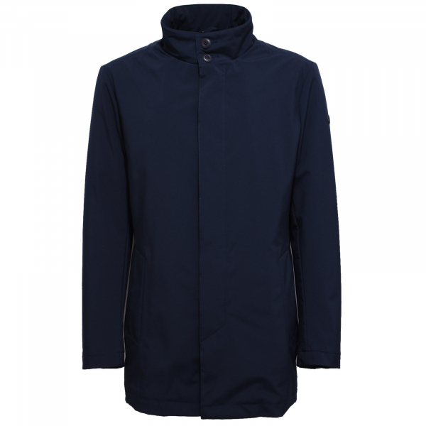 0004Y trench + piumino ultralight uomo UP TO BE blue 2 in 1 jacket man