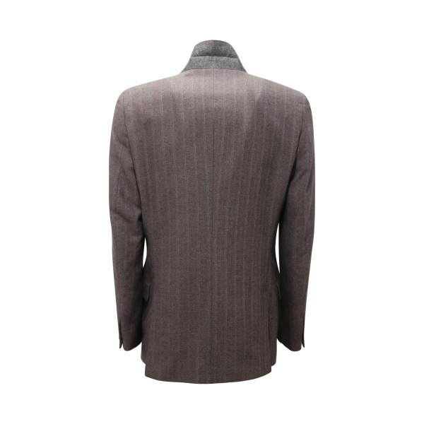 0006AU abito uomo JUST CAVALLI man pinstripes wool blend suit