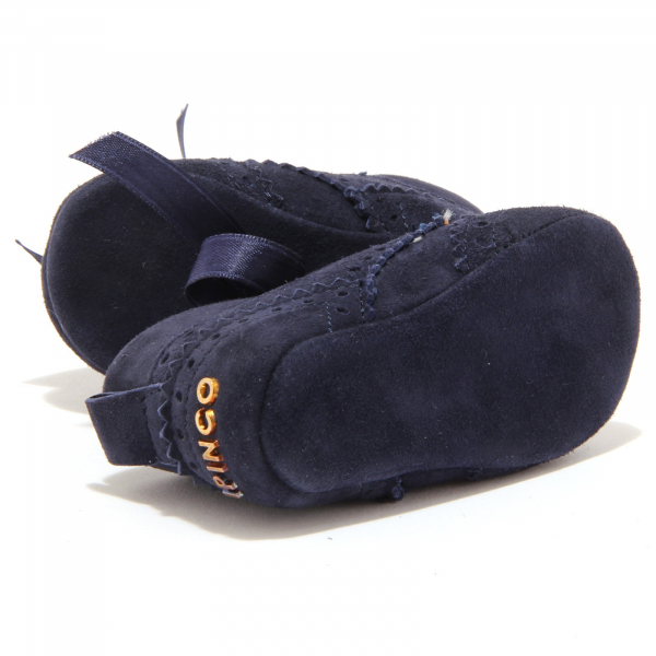 0006U scarpa culla bimba I PINCO PALLINO blu shoe kid