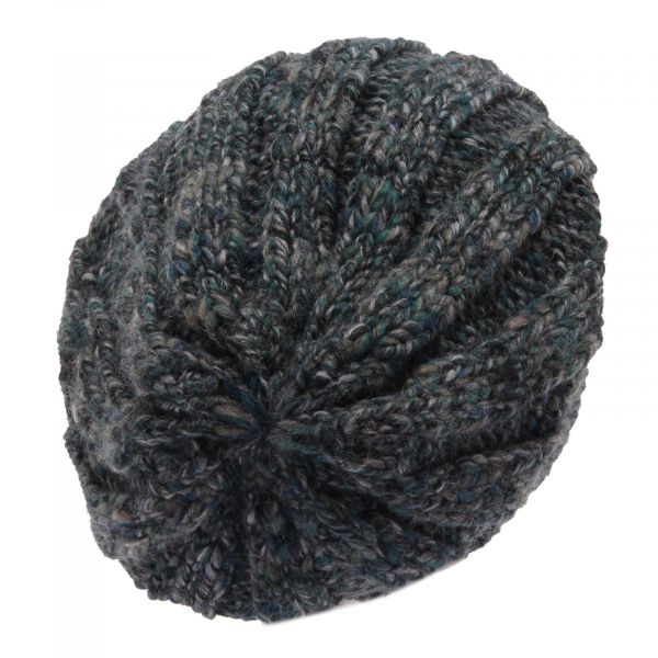 0012W cuffia bimbo AERONAUTICA MILITARE wool green hat boy kid