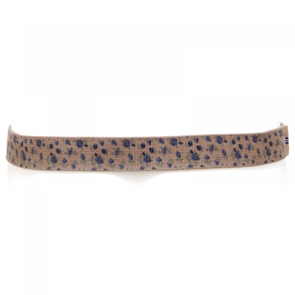 0022T cintura uomo AT.P.CO tessuto tortora/blu WITHOUT BOX belt men