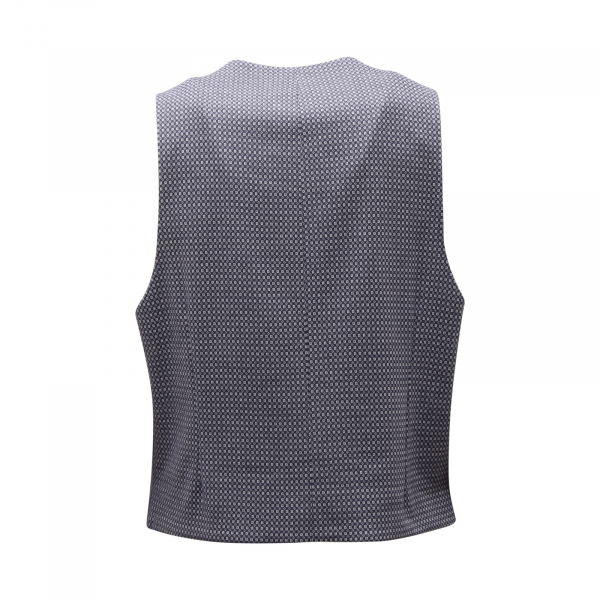 0025AT gilet uomo RAYMONDO man silk waistcoat blue