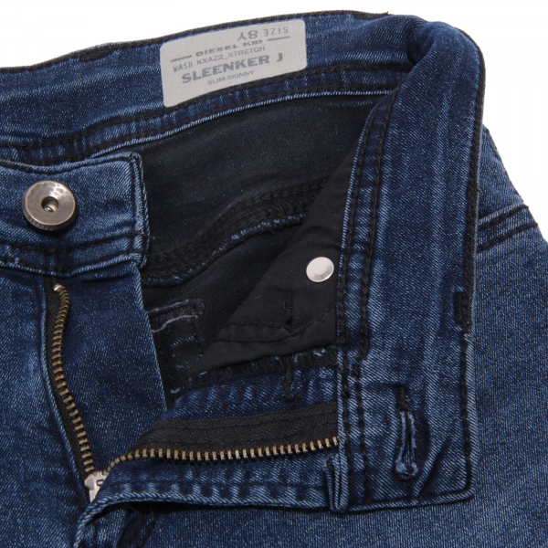 0025W jeans bimbo DIESEL blu denim slim stretch pant kid
