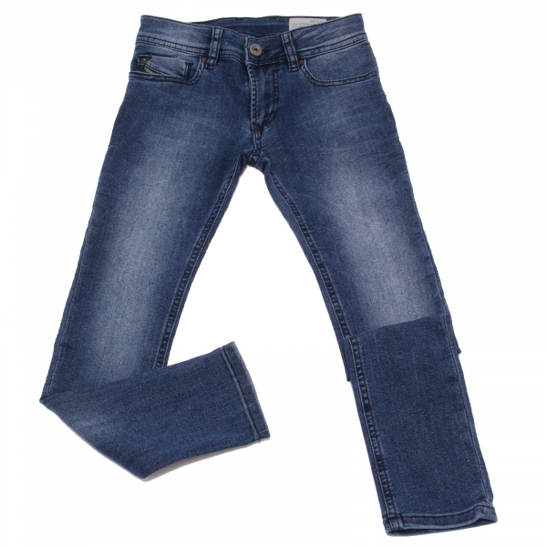 0025W jeans bimbo DIESEL blu denim slim stretch pant kid