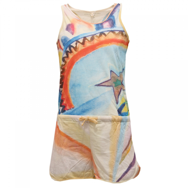 0032Z abito bimba GIRL STELLA McCARTNEY KIDS ALL IN ONE vestito dress BEACHROBE