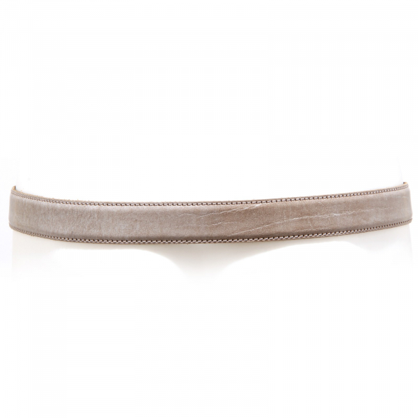cintura uomo ARMANI JEANS pelle grigio WITHOUT BOX vintage belt men