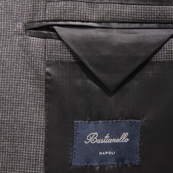 0044AU ABITO UOMO BASTIANELLO MAN PATTERN WOOL SUIT
