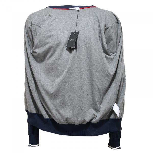 0045O giubbotto HOSIO blu felpe giubbotti uomo jacket BOMBER men