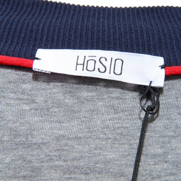 0045O giubbotto HOSIO blu felpe giubbotti uomo jacket BOMBER men