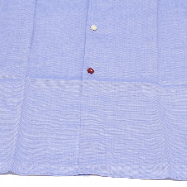 0049P camicia uomo CARREL azzurra manica corta shirt men sleeveless