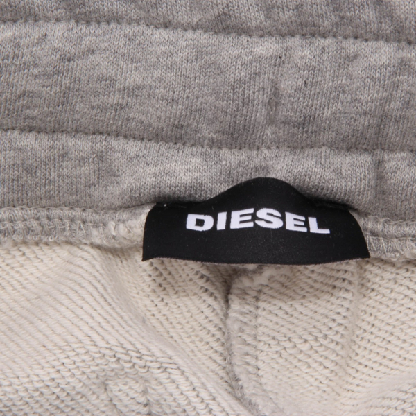 0055AH bermuda bimbo BOY DIESEL grey printed cotton shorts