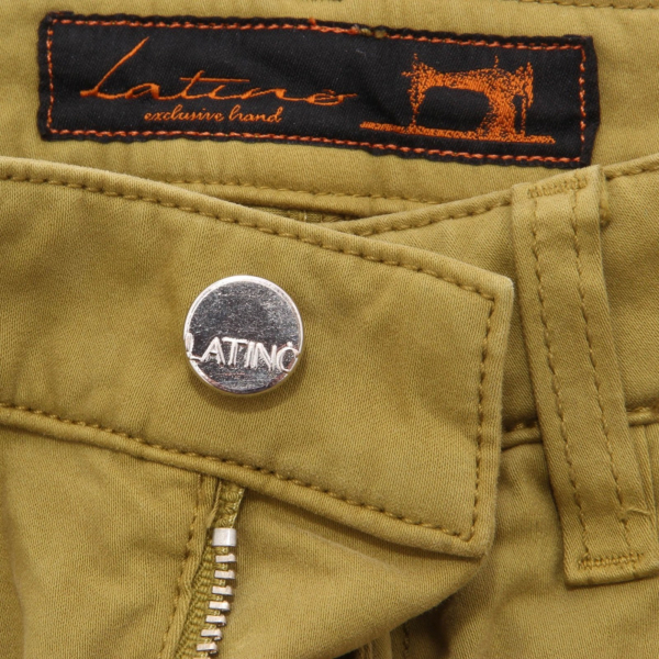 0056AI pantalone donna LATINO' women LEA cotton trouser green