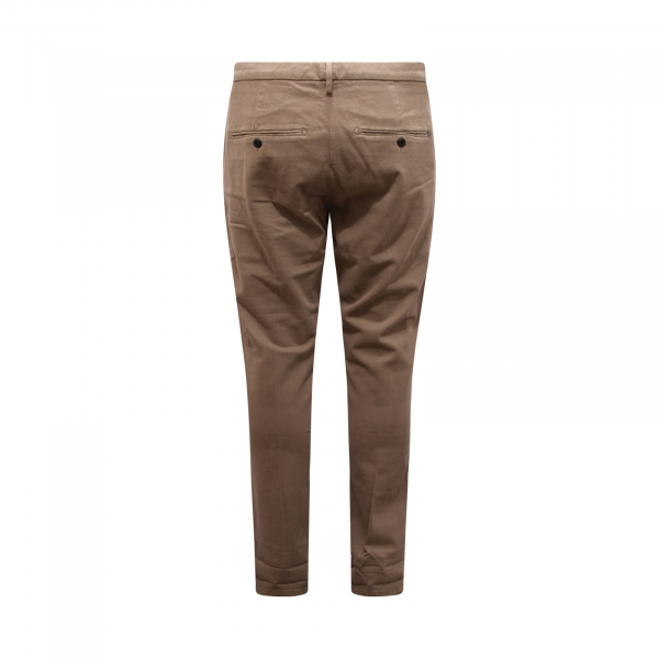 0056AZ PANTALONE UOMO DONDUP GAUBERT MAN TROUSERS LIGHT BROWN