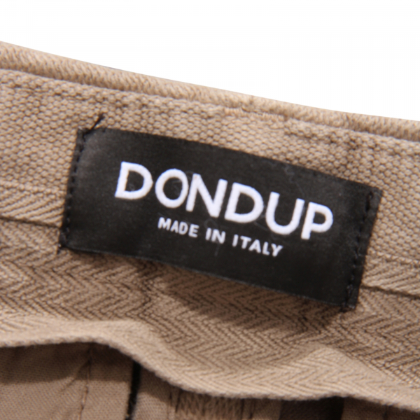 0056AZ PANTALONE UOMO DONDUP GAUBERT MAN TROUSERS LIGHT BROWN