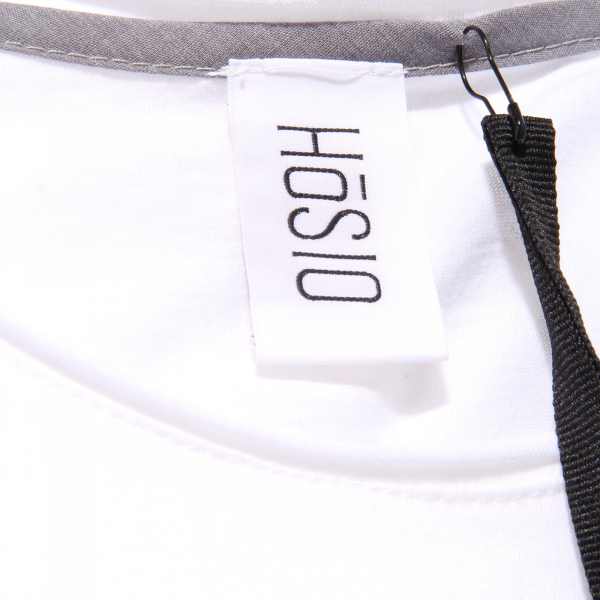 0060J maglia uomo HOSIO white cotton t-shirt man