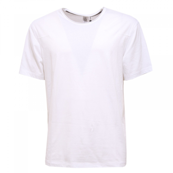 0060J maglia uomo HOSIO white cotton t-shirt man