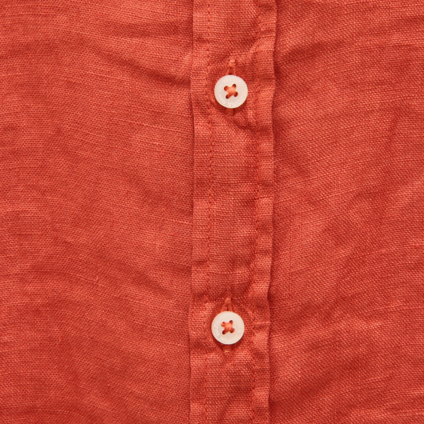 0061AR camicia LINO bimbo PAOLO PECORA boy kids linen shirt