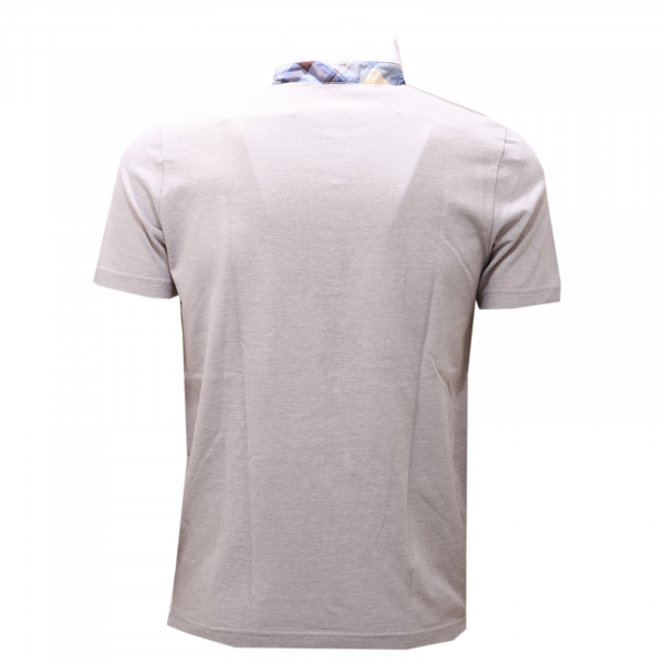 0064AD polo uomo ALTEA cotton light grey polo t-shirt men
