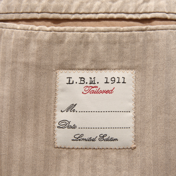 0064AU ABITO UOMO L.B.M. 1911 MAN COTTON/SILK SUIT 