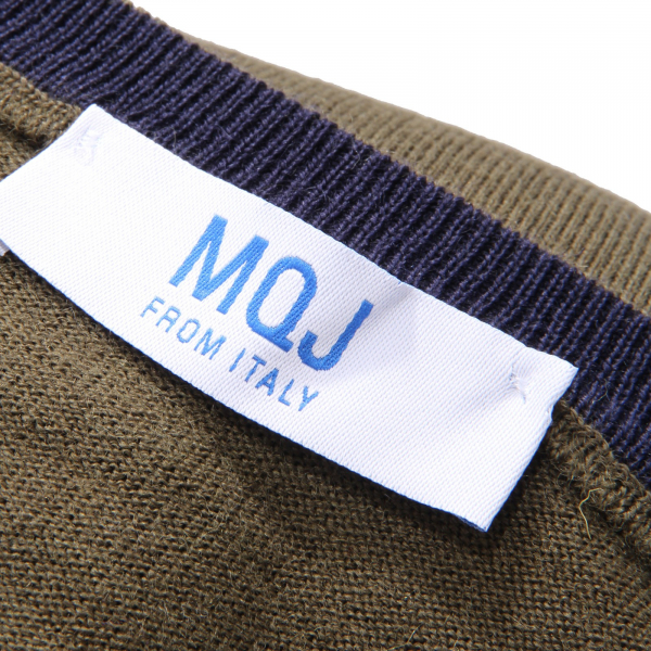 0067AG maglione uomo MQJ green wool blend sweater man