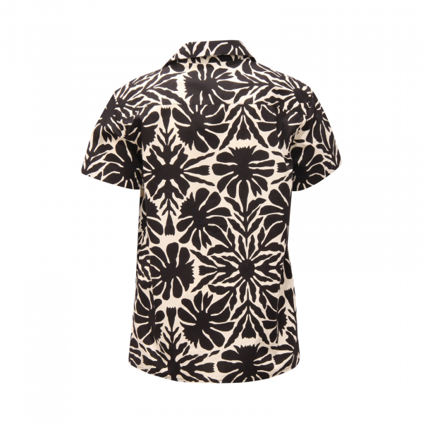 0067AR camicia bimbo PAOLO PECORA boy kids shirt black/white