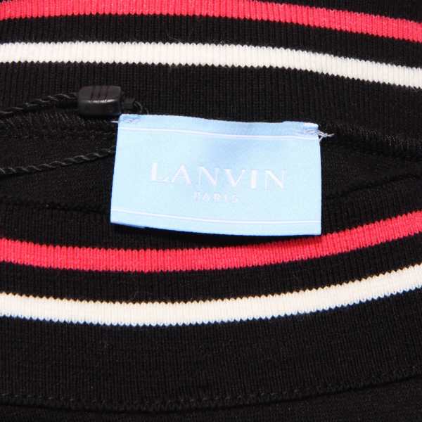 0068Z abito bimba GIRL LANVIN vestito black dress