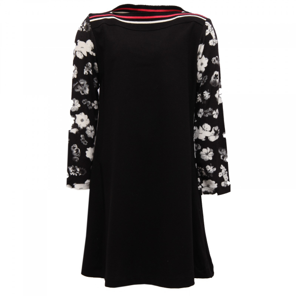 0068Z abito bimba GIRL LANVIN vestito black dress