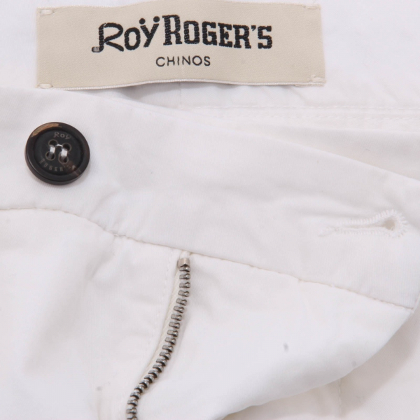 0070AI bermuda uomo ROY ROGERS men NEW ROLF shorts cotton white