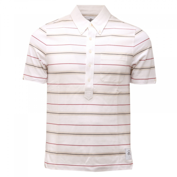 0076AD polo uomo BROOKS BROTHERS BLACK FLEECE polo t-shirt men