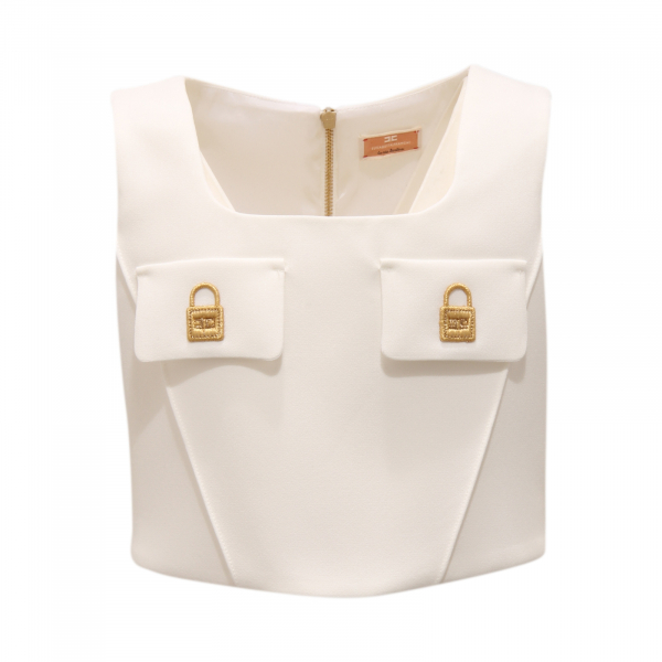 0079AR TOP corpino bimba ELISABETTA FRANCHI girl kids top 