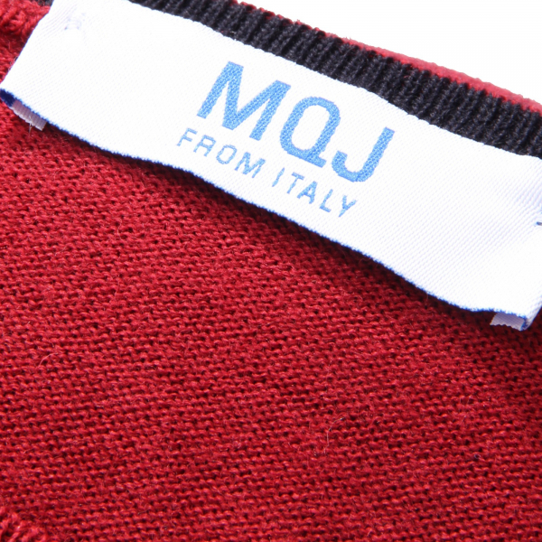 0084AG maglione uomo MQJ red wool blend sweater man
