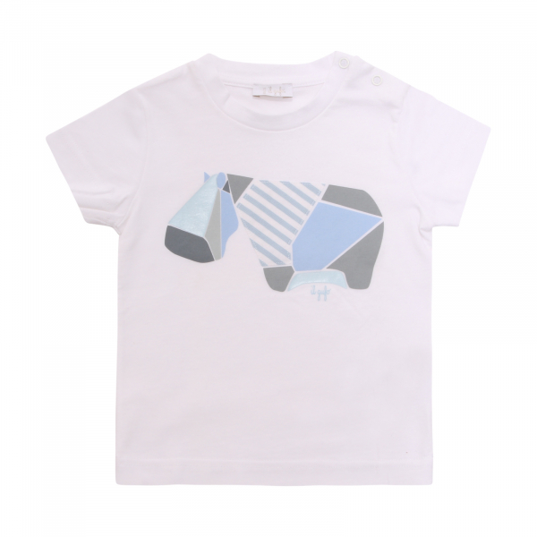 0090AQ maglia bimbo IL GUFO boy kids t-shirt