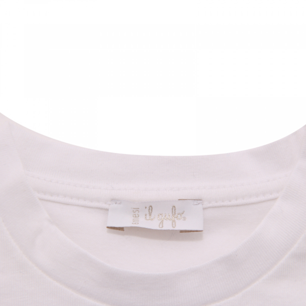 0090AQ maglia bimbo IL GUFO boy kids t-shirt
