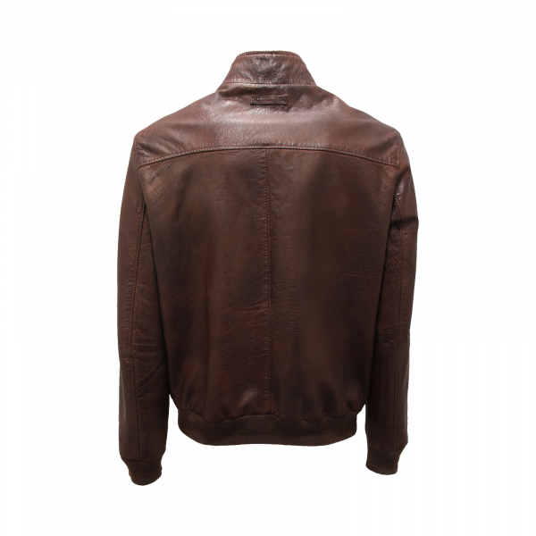 0090AS giubbotto uomo THE JACK LEATHERS STONE WASHED man jacket