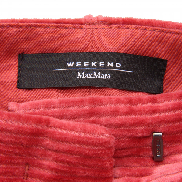 0093AV PANTALONE VELLUTO DONNA WEEKEND MAXMARA TANIA WOMAN VELVET PANTS