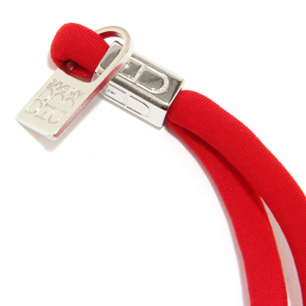 0097U portachiavi CHARM donna SAVE MY BAG CUORE rosso red keyring woman