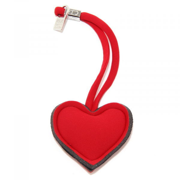 0097U portachiavi CHARM donna SAVE MY BAG CUORE rosso red keyring woman