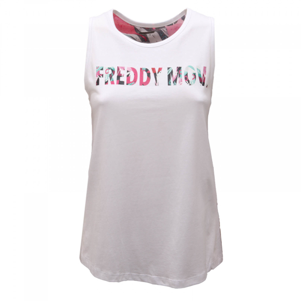 0098AN canotta donna FREDDY woman sleeveless t-shirt