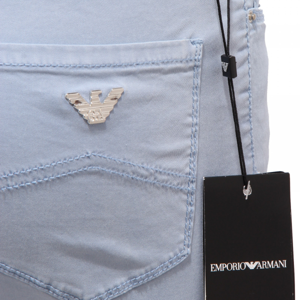 0108AA pantalone donna EMPORIO ARMANI J20 SPRING jeans blue trouser woman