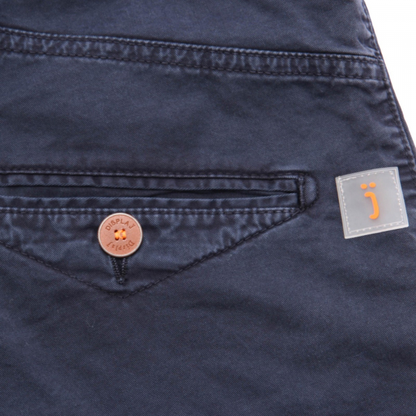 0120AH bermuda uomo DISPLAJ blue delave' cotton shorts men