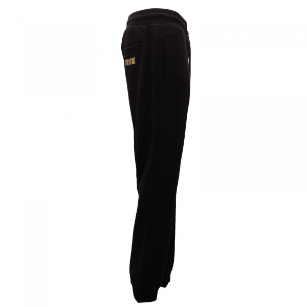 pantalone tuta uomo VERSACE COUTURE black fleece inside sweatpants men