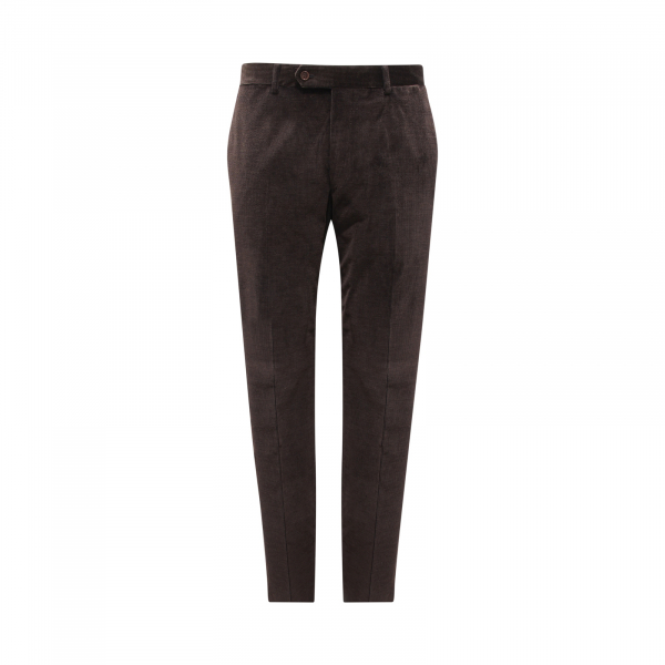0169AU abito uomo BURBERRY man velvet suit brown