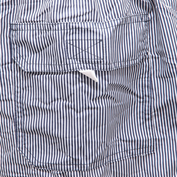 0236AH costume boxer uomo NO BRAND blue/white stripes beachwear man