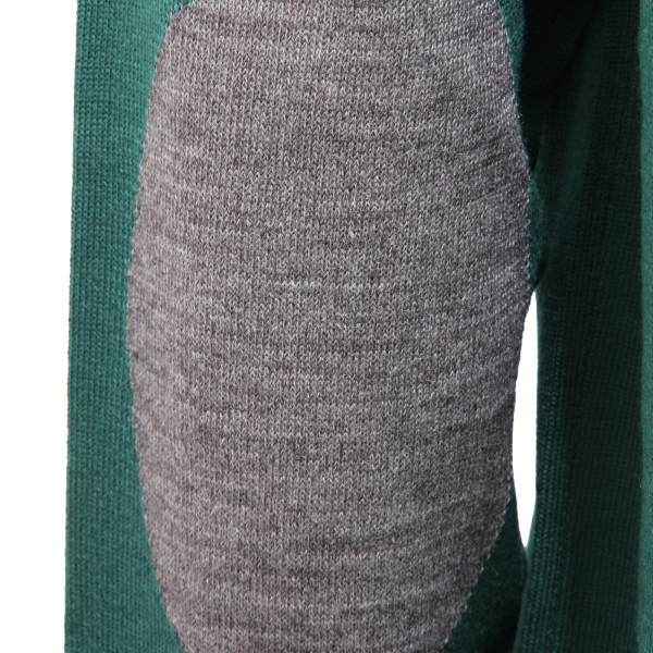 0245AG maglione uomo MQJ green wool blend sweater man