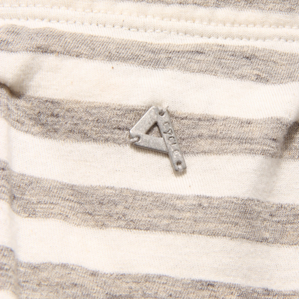 0254Z maglia uomo CYCLE white/grey long sleeve t-shirt cotton/linen man
