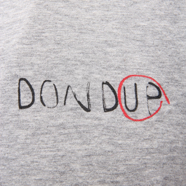 0258AI maglia uomo DONDUP men printed cotton t-shirt grey