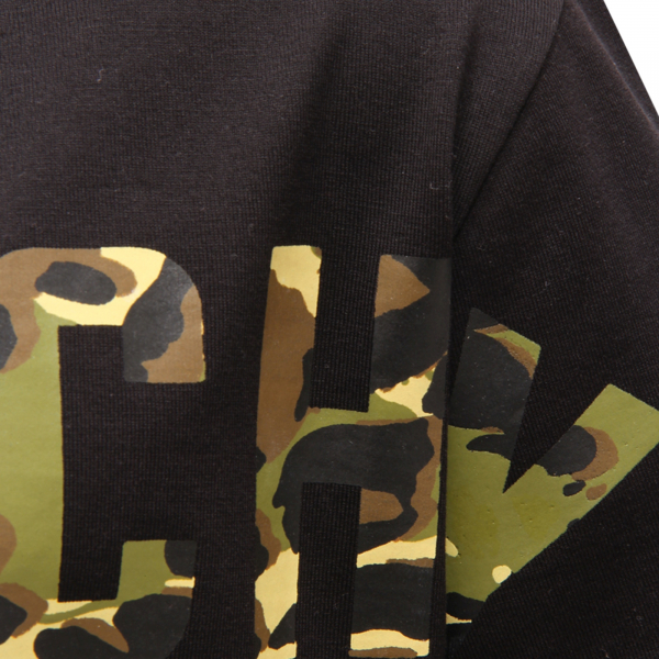 0298AR maglia bimbo GIVENCHI PARIS boy kids ty-shirt black