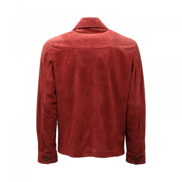 0302AS giubbotto uomo BARBA NAPOLI NOLI man suede jacket