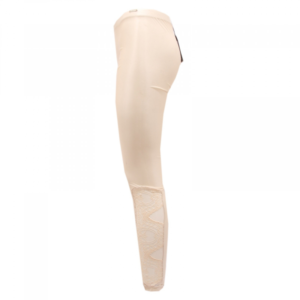 0304Q LEGGINGS PATRIZIA PEPE beige pantalone donna trouser woman